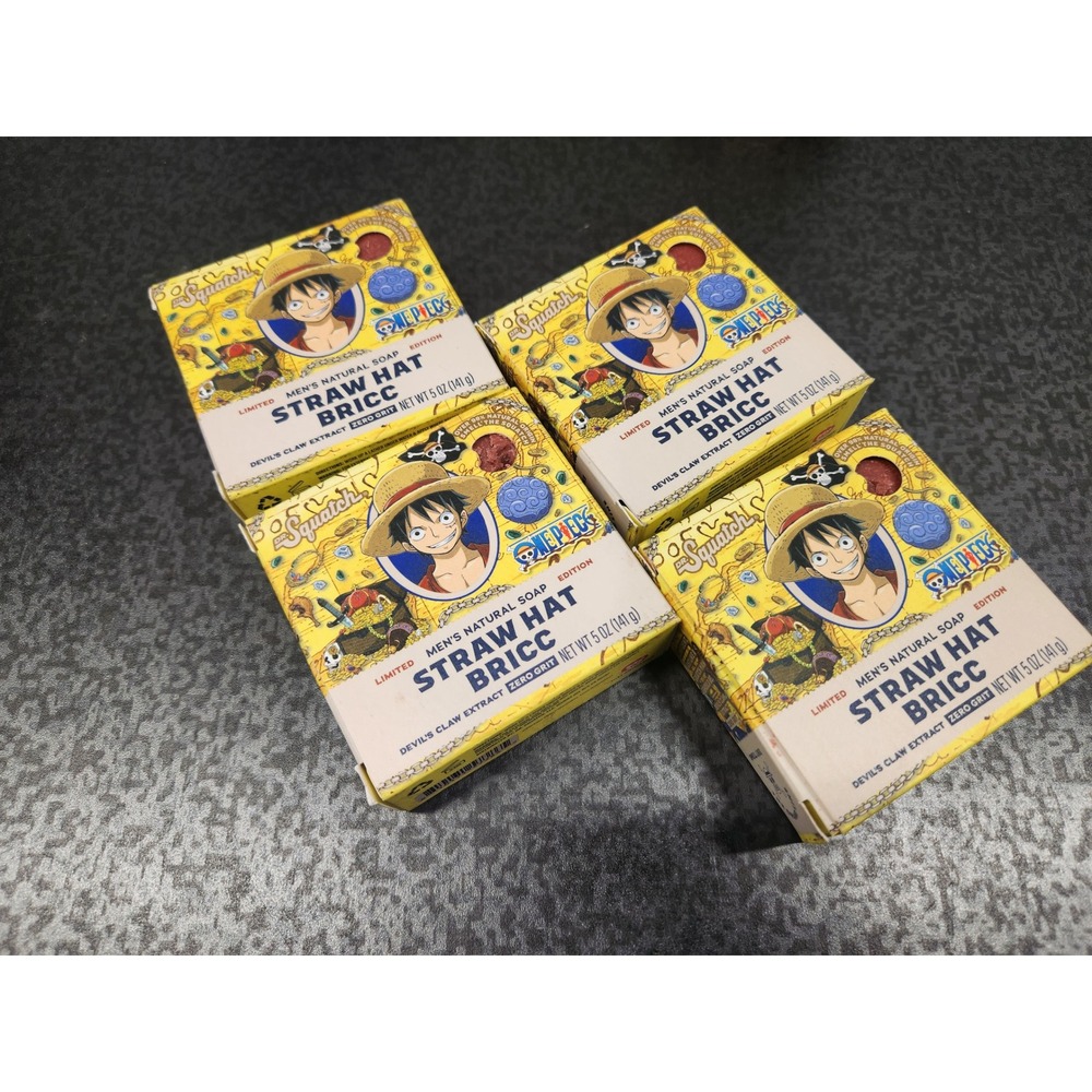 Lot of (5) Dr. Squatch One Piece Soap & (1) Deodorant Men's Straw Hat Bricc NEW - Picture 6 of 7